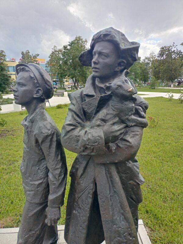 Памятник Дзержинскому в городе Дзержинске Нижегородской области